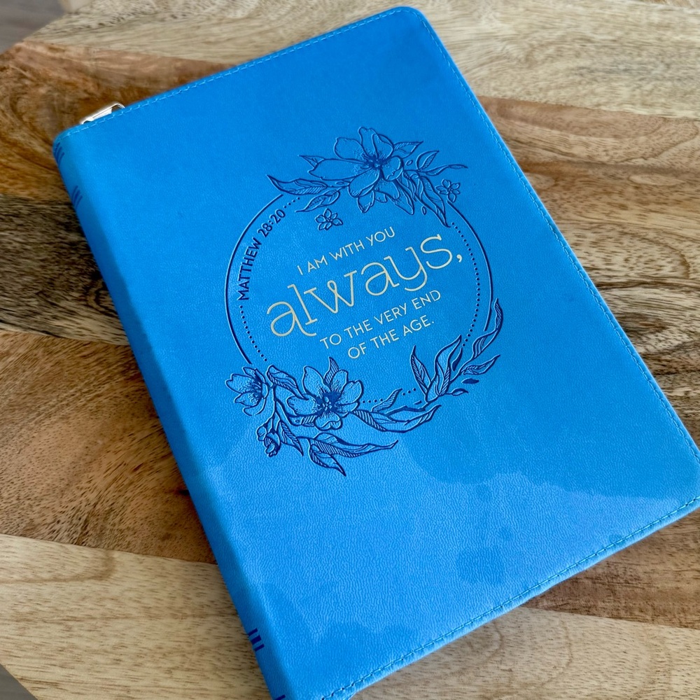 Blue Inspirational Journal